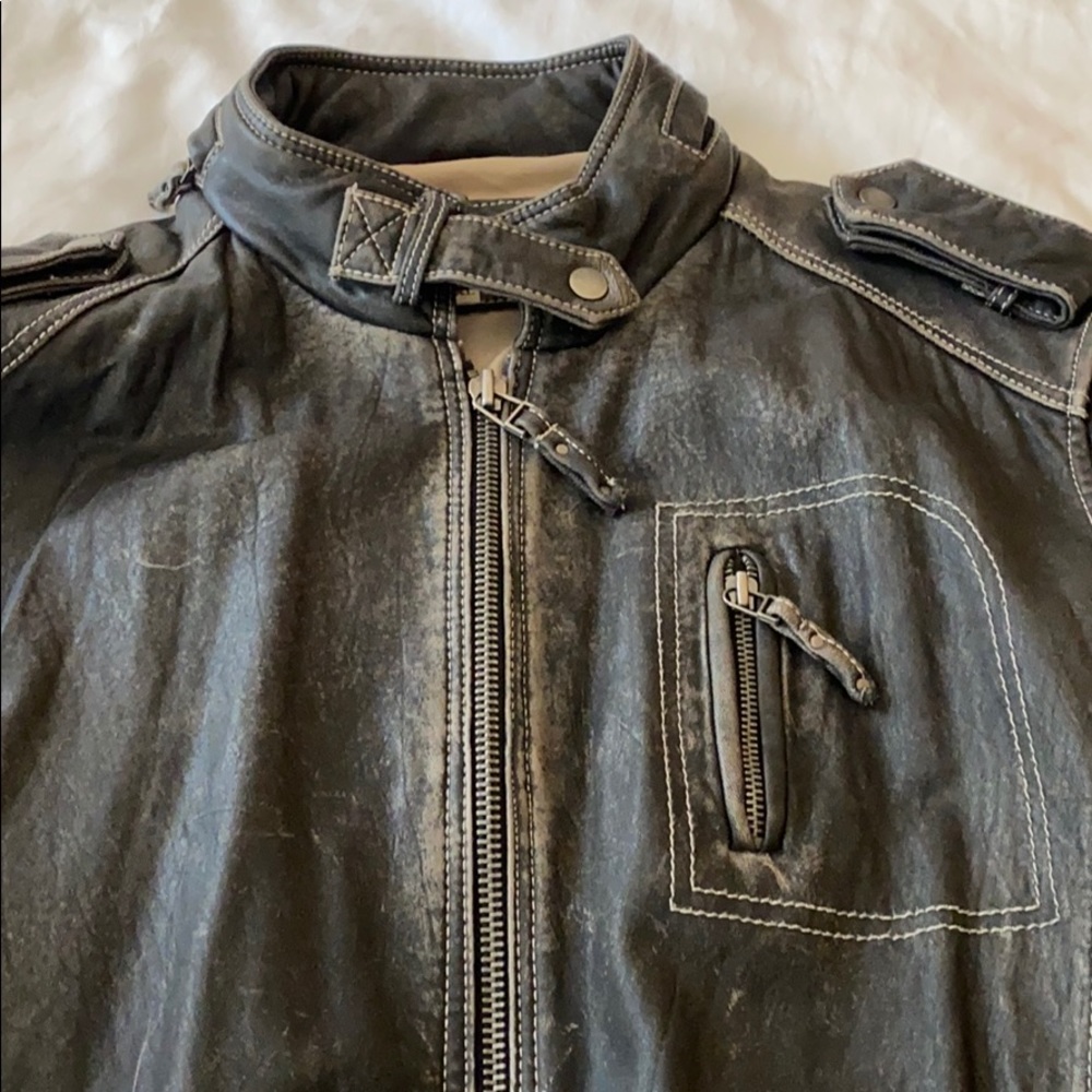 Sculpt Leather Jacket